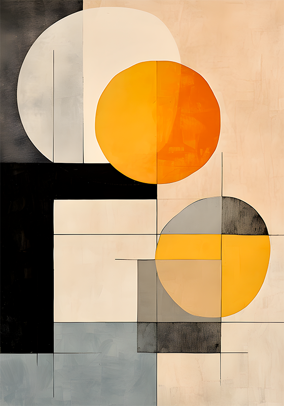 Poster arte formas geométricas - TenVinilo