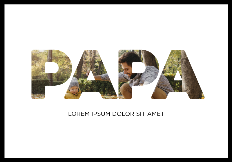 Poster salón papá mi héroe - TenVinilo