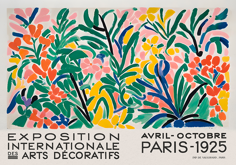 Poster arte exposición de arte naturalista - TenVinilo