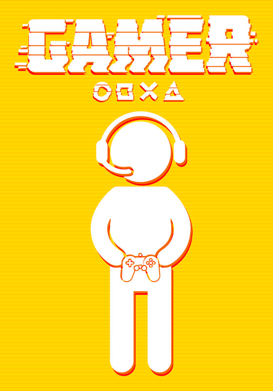 Poster videojuego icono del jugador - TenVinilo