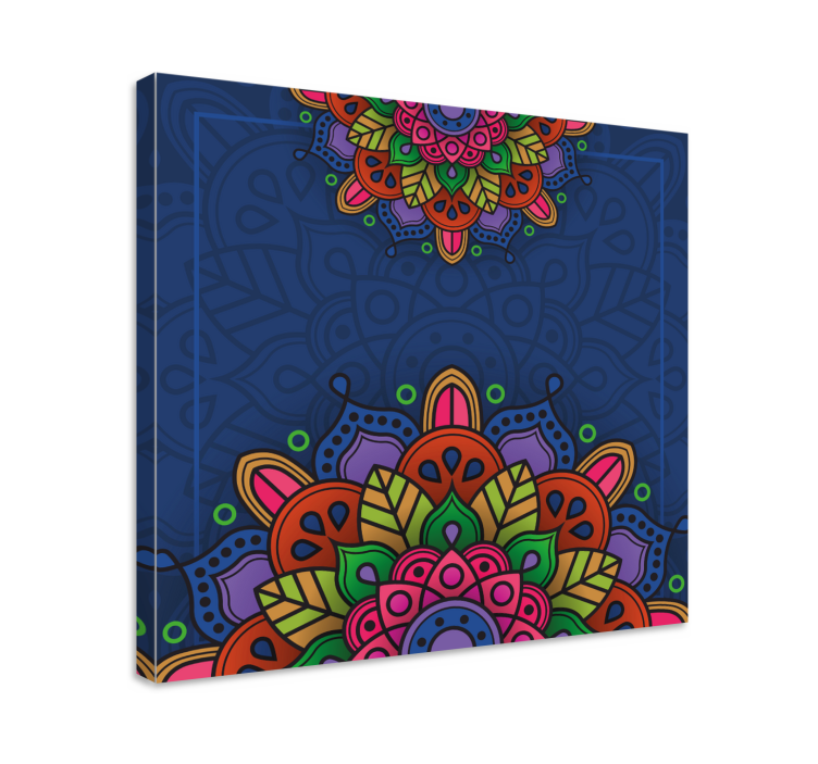 Cuadro mandala artístico dibujado - TenVinilo