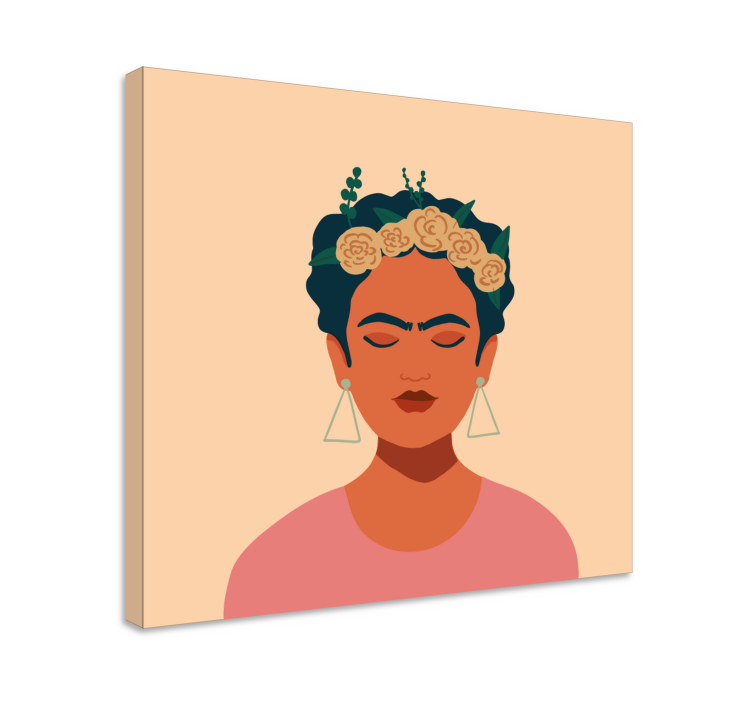 Cuadro de personaje de Frida Khalo - TenVinilo