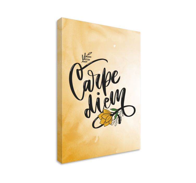 Cuadro habitación matrimonio Carpe diem - TenVinilo