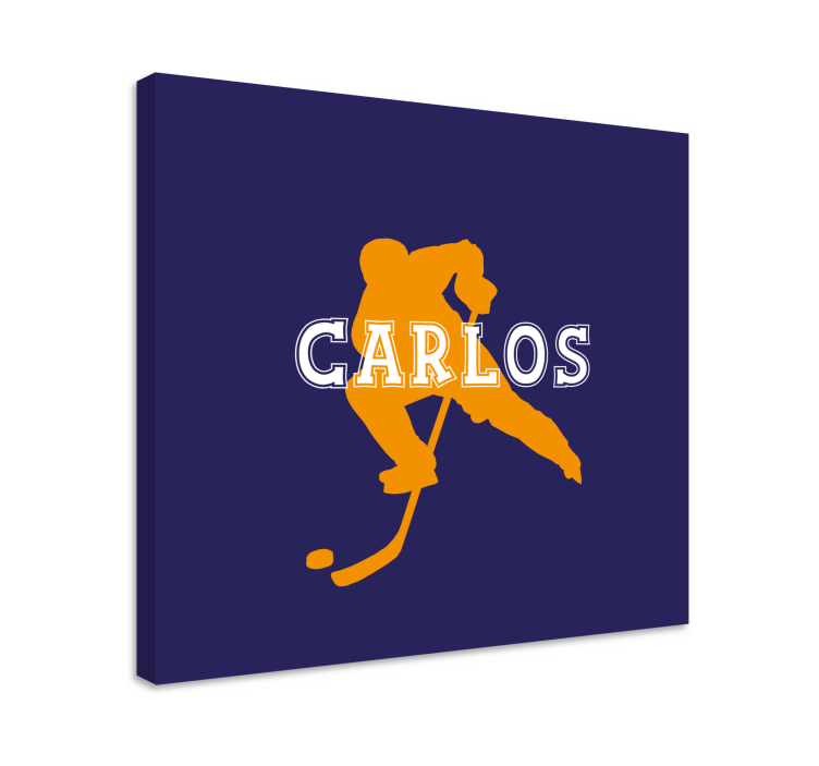 Cuadro deporte jugador de hockey sobre hielo - TenVinilo