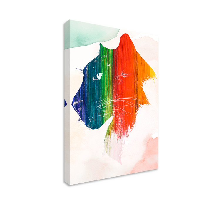 Cuadro animales Impresión de pantera - TenVinilo