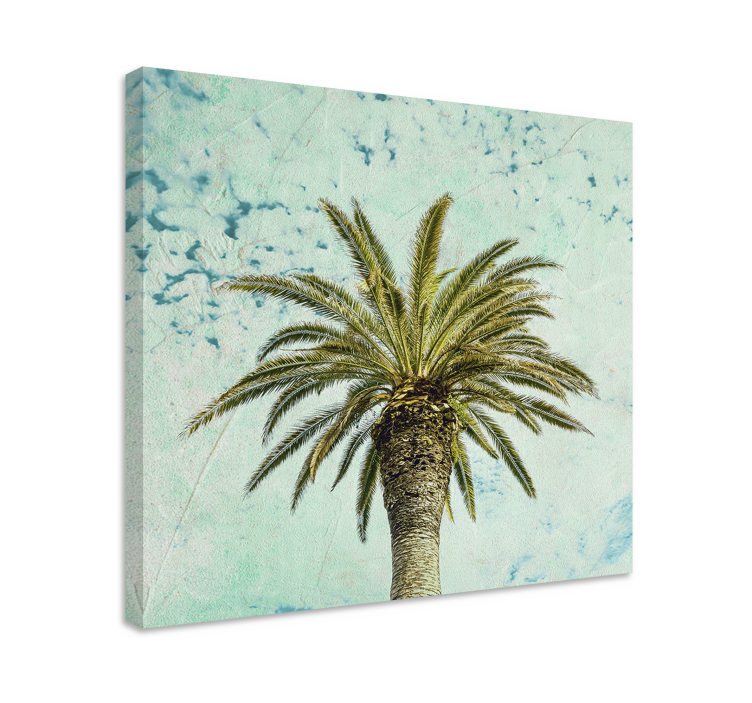 Cuadro de flores palma alta - TenVinilo