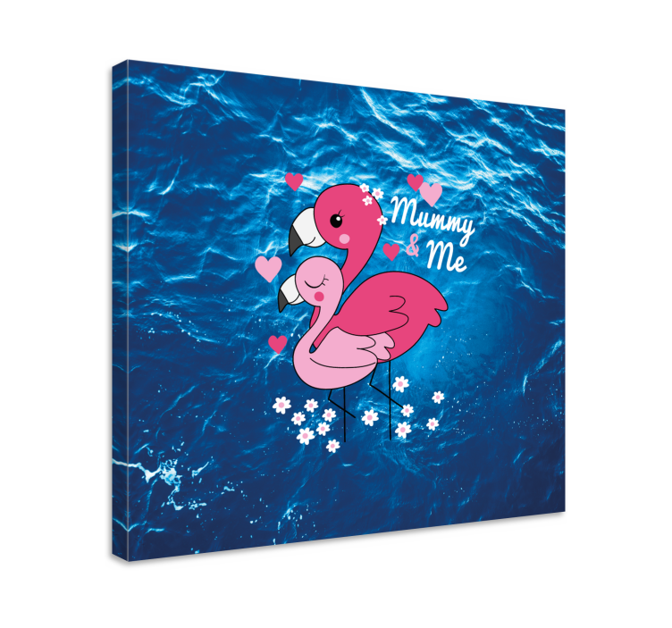 Cuadro animales pájaros enamorados - TenVinilo