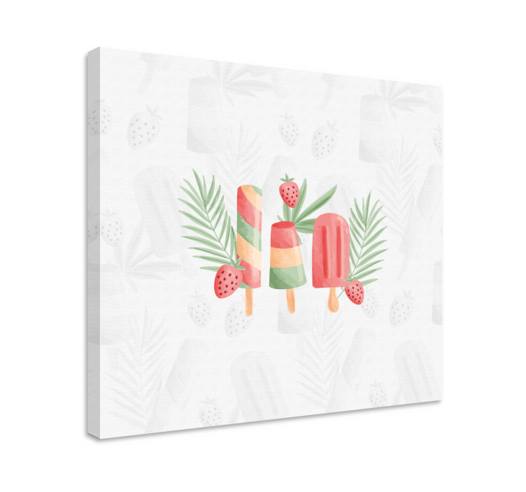 Cuadro bodegones y delicias de frutas congeladas - TenVinilo