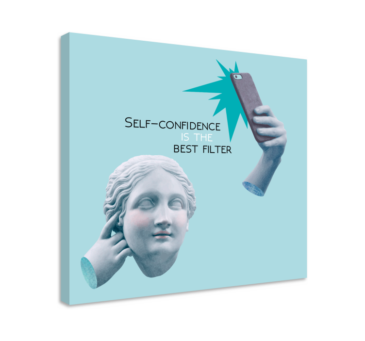 Cuadro frase confianza en uno mismo - TenVinilo