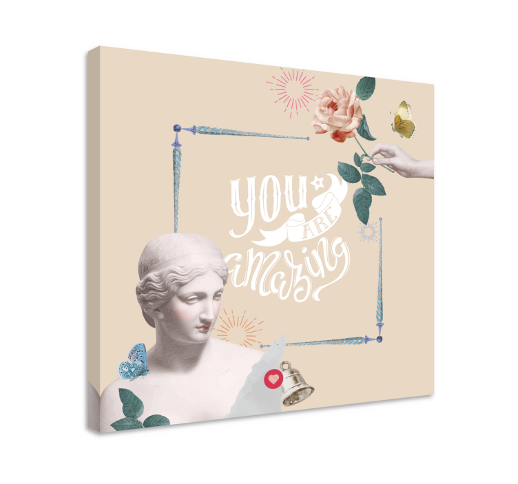 Cuadro frase eres increíble - TenVinilo