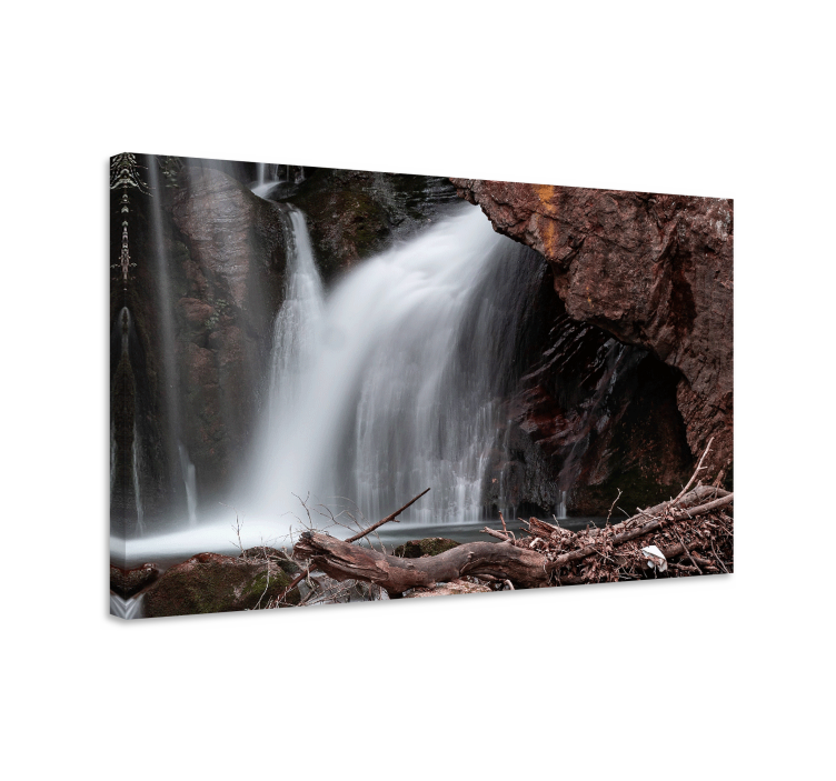 Cuadro paisajes Cascada secreta escondida - TenVinilo