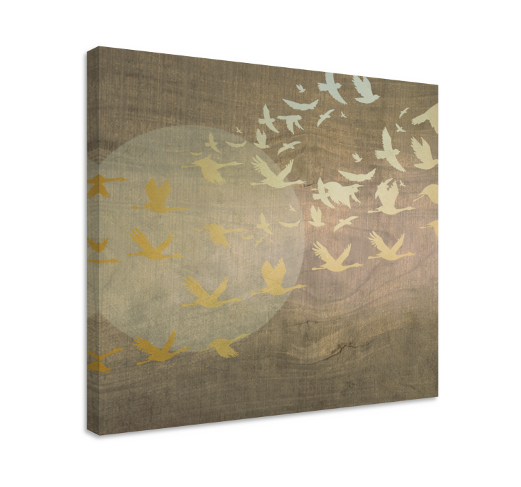 Cuadro aves grupo de pájaros - TenVinilo