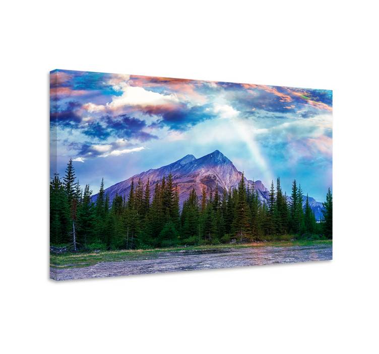 Cuadro paisajes gran paisaje montañoso - TenVinilo