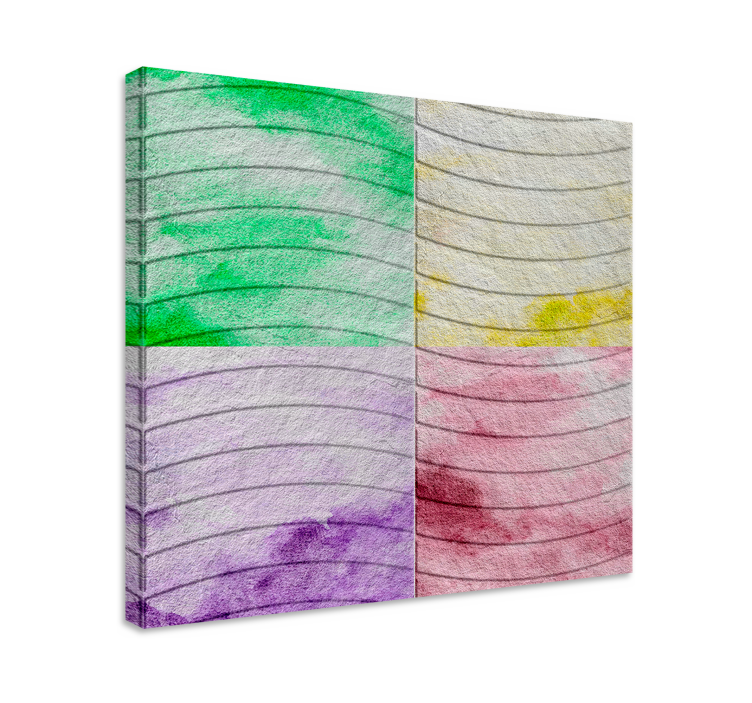 Cuadro para salón las baldosas de las Ramblas - TenVinilo