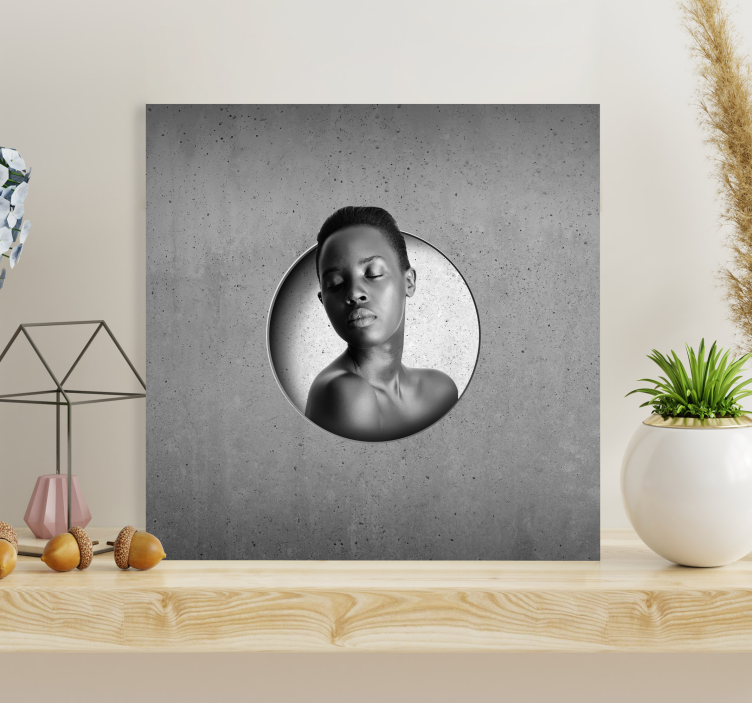 Cuadro personalizable Hormigón en bruto - TenVinilo