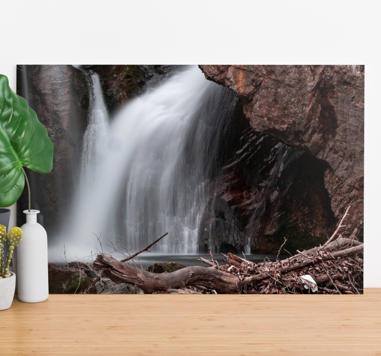 Cuadro paisajes Cascada secreta escondida - TenVinilo