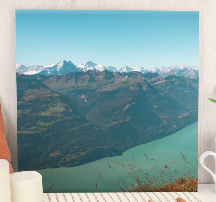 Cuadro paisajes Fotografía estética de paisaje de montaña - TenVinilo