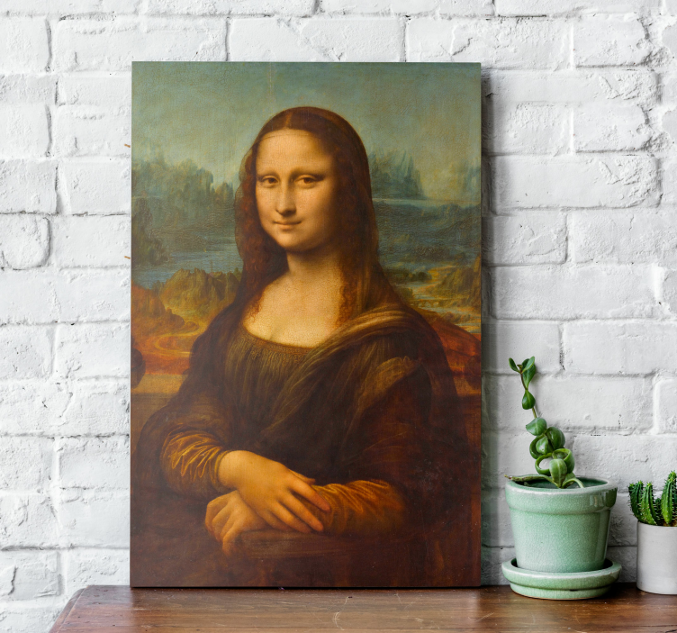 Cuadro artístico la Mona Lisa de Da Vinci - TenVinilo