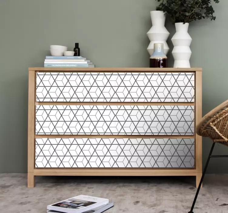 Vinilo para mueble motivos escandinavos - TenVinilo