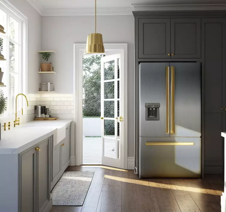 Vinilo para nevera vinilo nevera de acero - TenVinilo