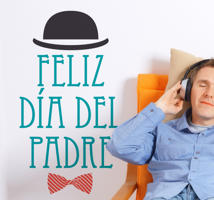 Vinilo escaparate feliz día del padre - TenVinilo