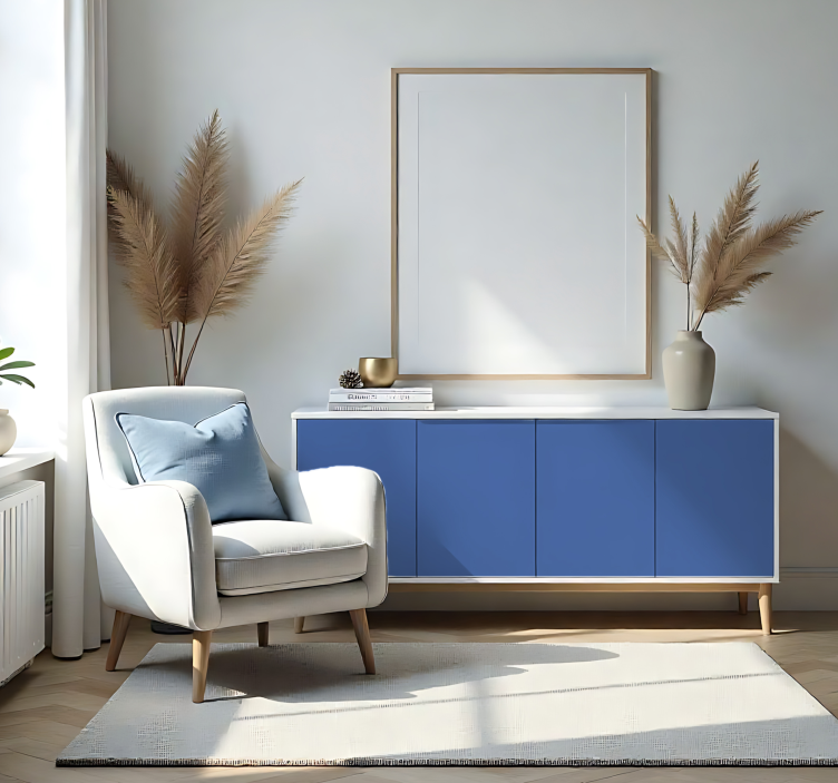 Vinilo adhesivo azul mate - TenVinilo