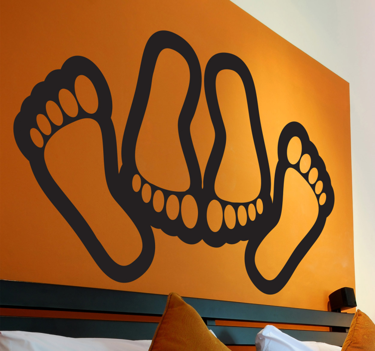 Adhesivo cabecero making love - TenVinilo