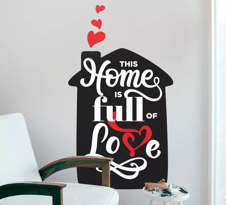 Vinilo hogar Hogar lleno de amor - TenVinilo
