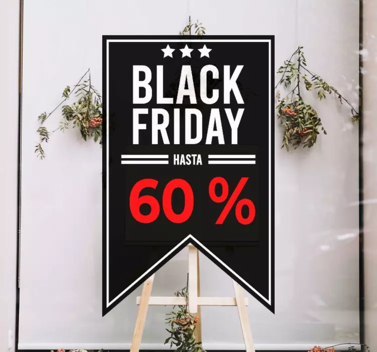 Vinilo Black Friday personalizado de etiqueta - TenVinilo