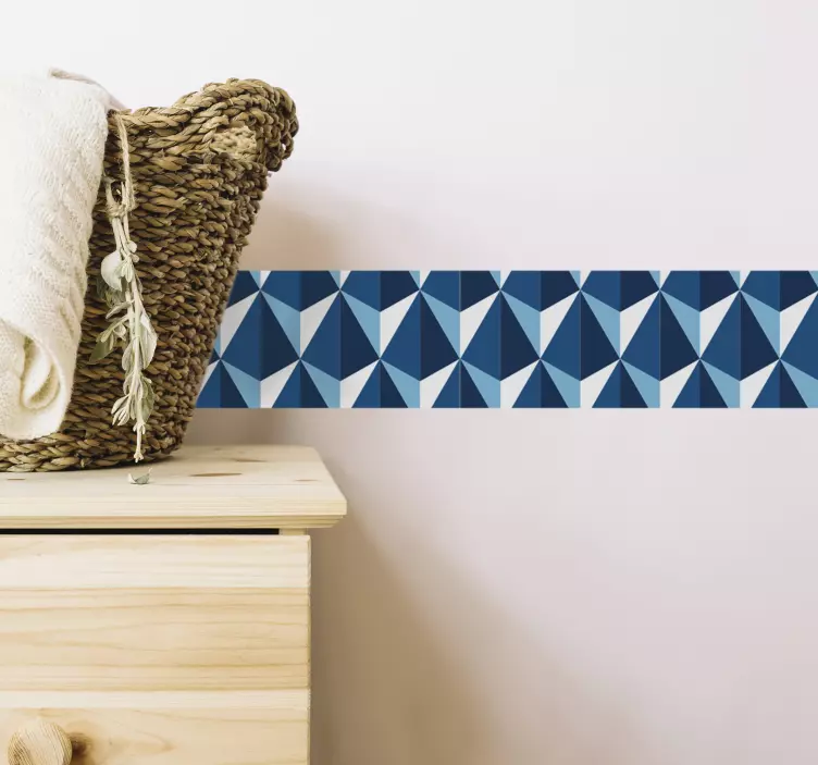 Cenefa adhesiva de pared de pantone - TenVinilo