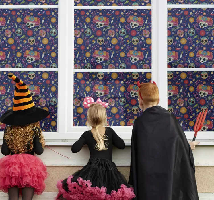 Lámina de vinilo para ventana de Halloween - TenVinilo