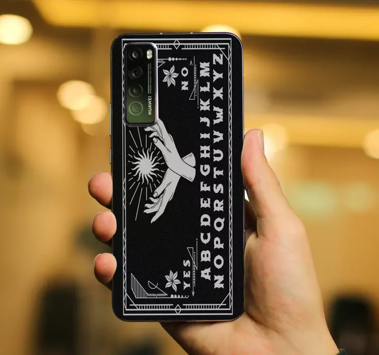 Pegatina Huawei tablero de ouija místico - TenVinilo