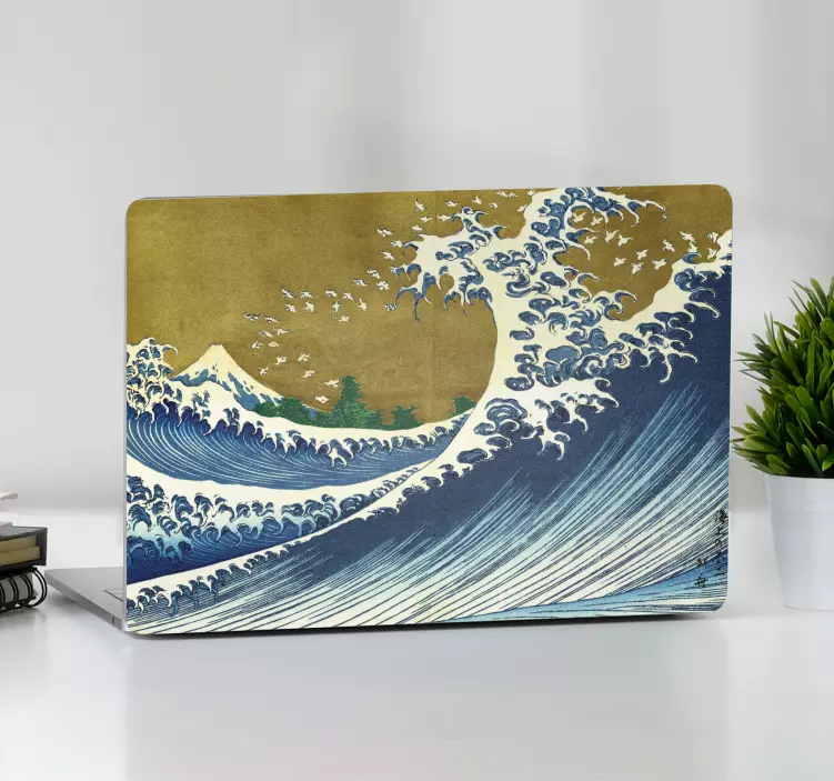 Vinilo para portátiles Kaijo no fuji - TenVinilo