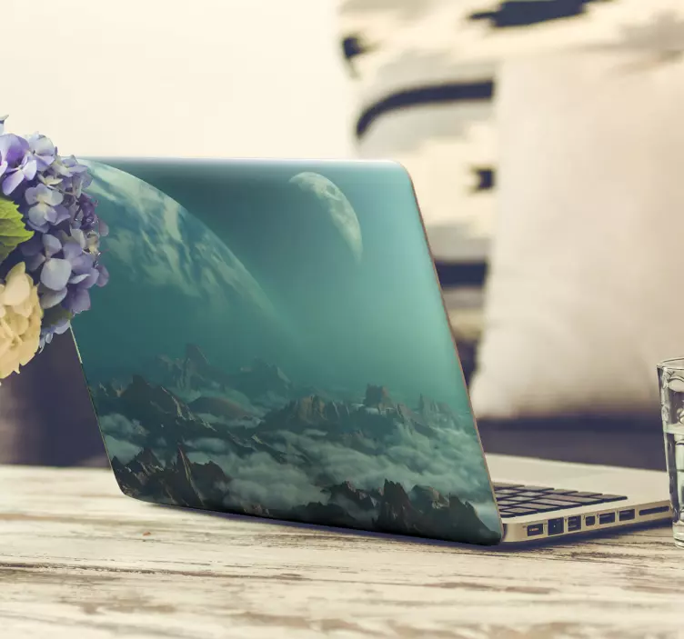 Vinilo para portátiles lugar lunar - TenVinilo