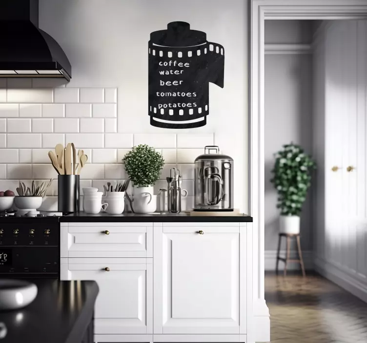 Vinilo vintage fotografía vintage tablero negro - TenVinilo