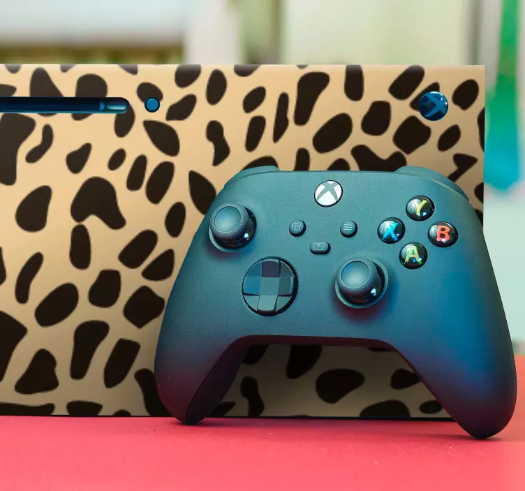 Pegatina XBOX estilo animal print - TenVinilo