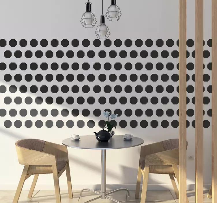 Sticker lámina formas octogonales - TenVinilo