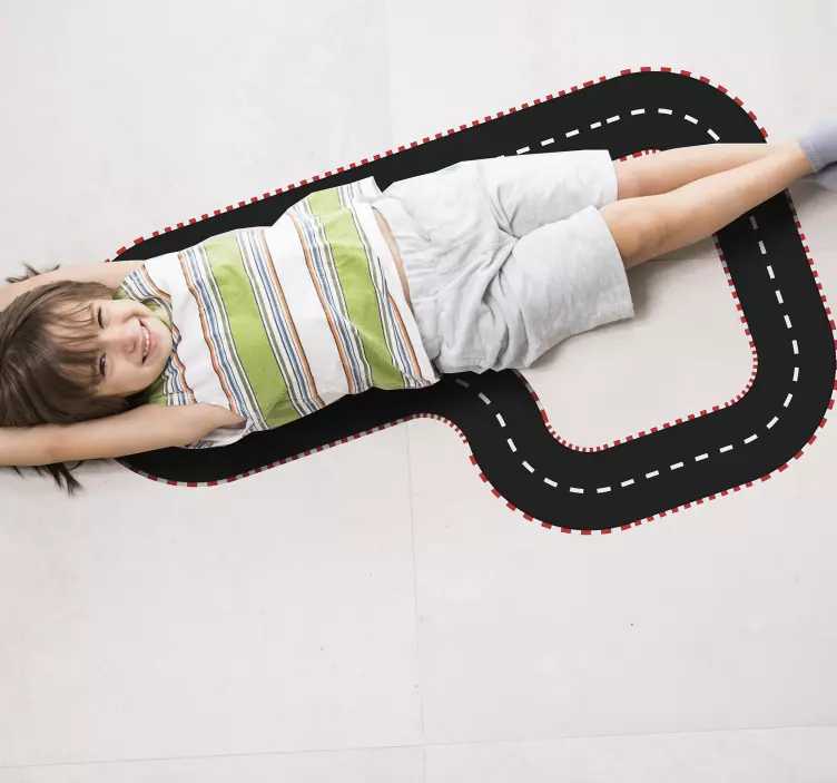 Suelo vinílico carretera infantil - TenVinilo