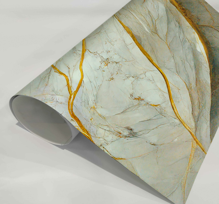 Vinilo para mueble mármol "Marbella" de lujo - TenVinilo