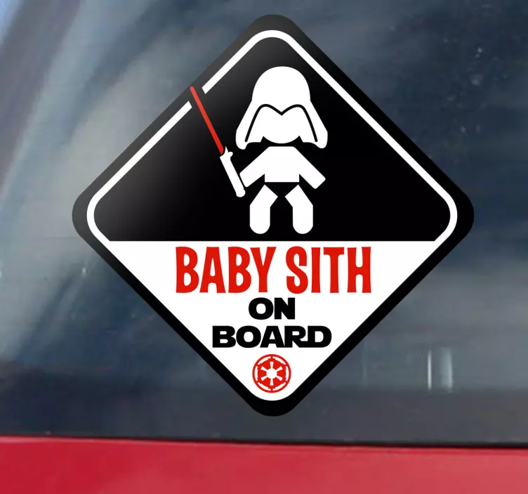 Vinilo baby sith on board - TenVinilo
