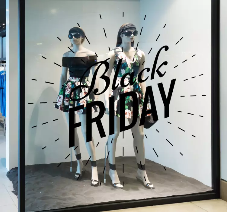 Vinilo black friday para escaparates - TenVinilo