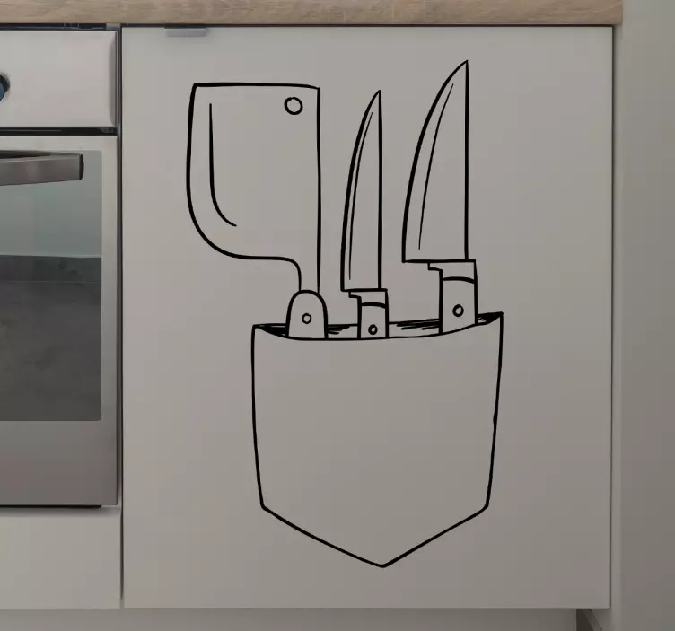 Vinilo bolsillo cocinero - TenVinilo