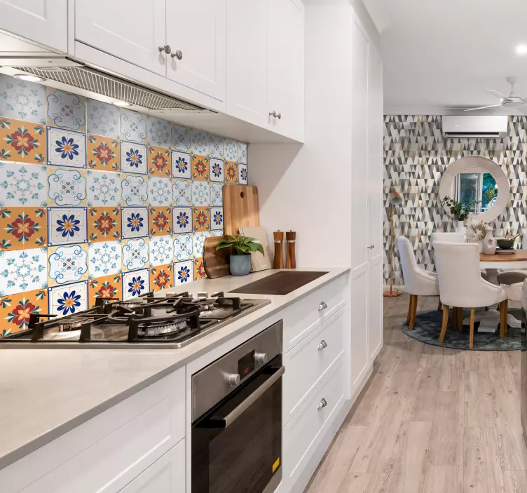 Pack de azulejo adhesivo multicolor - TenVinilo