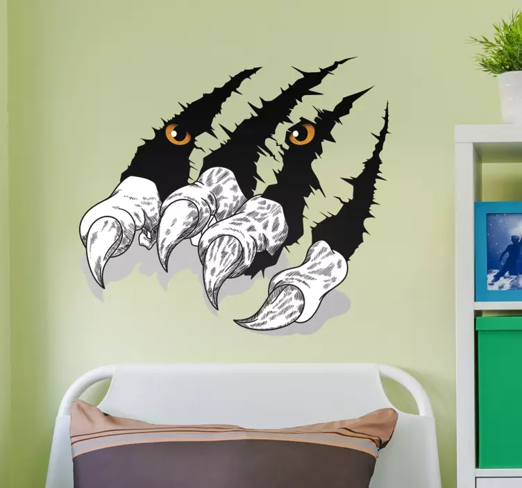 vinilo de coche garras de tigre - TenVinilo