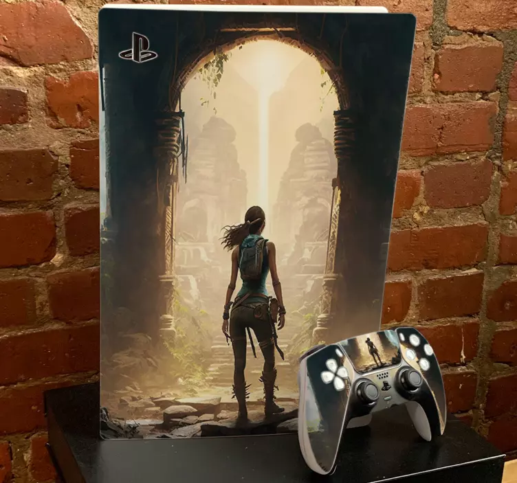 Vinilo videojuego explorador de tumbas - TenVinilo