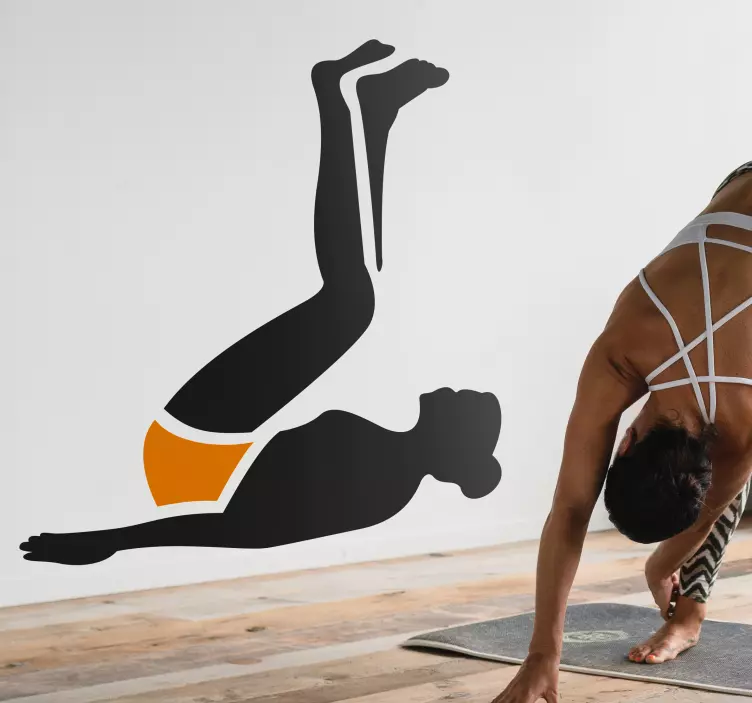 Vinilo decorativo abdominales - TenVinilo