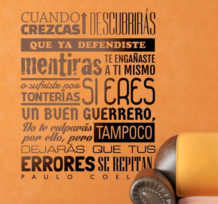 Vinilo decorativo cuando crezcas - TenVinilo