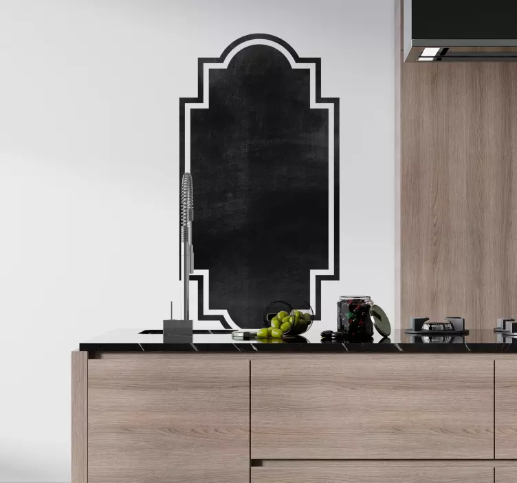 Vinilo pizarra de tiza para escribir menú - TenVinilo