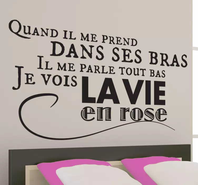 Vinilo decorativo Edith Piaf - TenVinilo