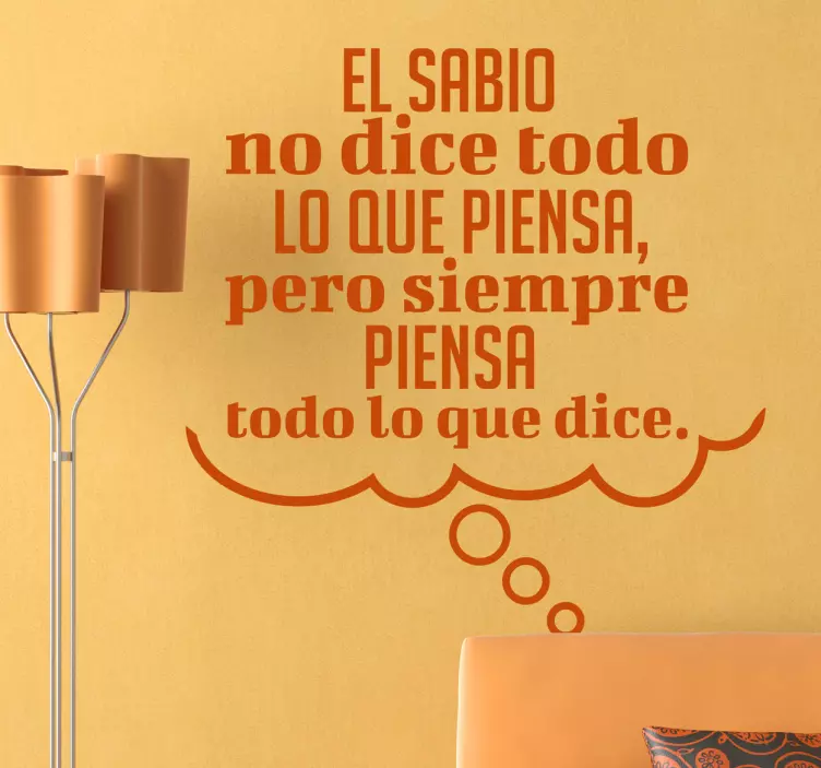 Vinilo decorativo frase Aristóteles - TenVinilo